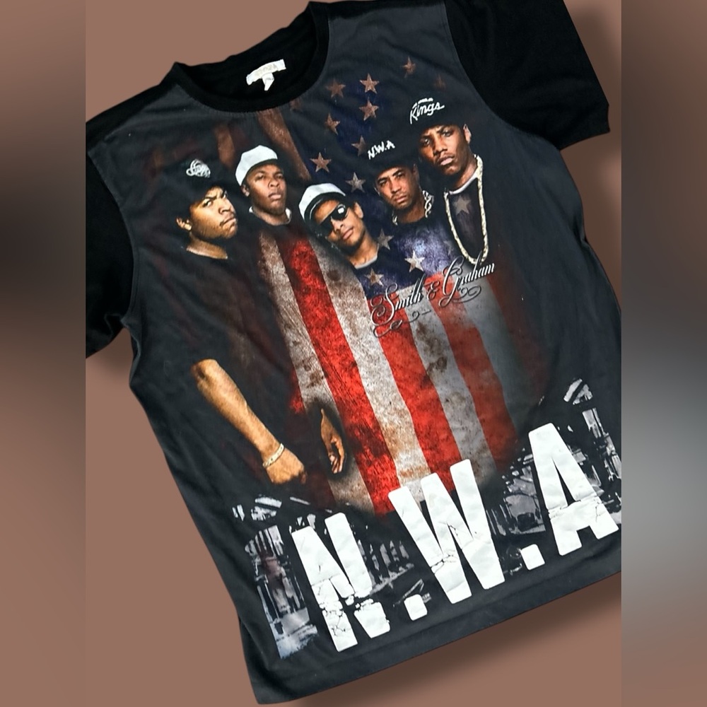 NWA Rap T Smith & Graham Men's Music Graphic Shirt